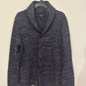 Nordstrom Men’s Shop Grey And White Sweater Cardigan